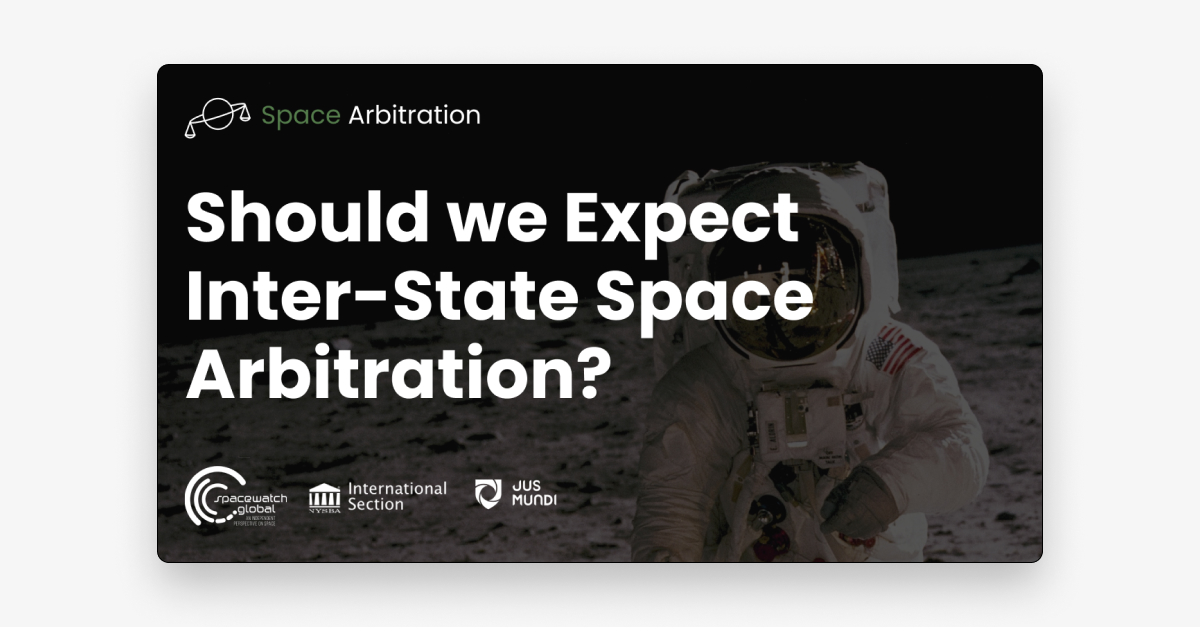 Should We Expect Inter-State Space Arbitration