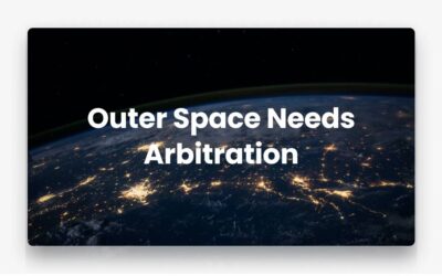 Outer Space Needs Arbitration