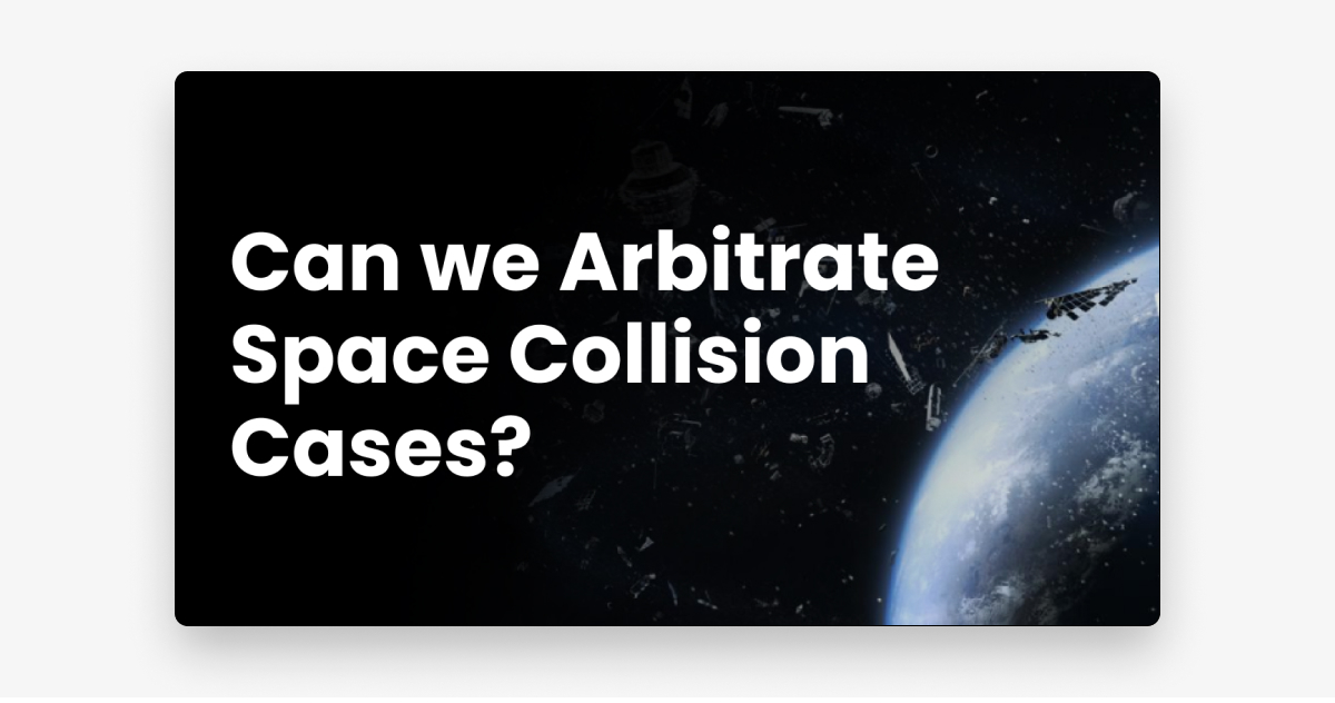 Can we Arbitrate Space Collision Cases?