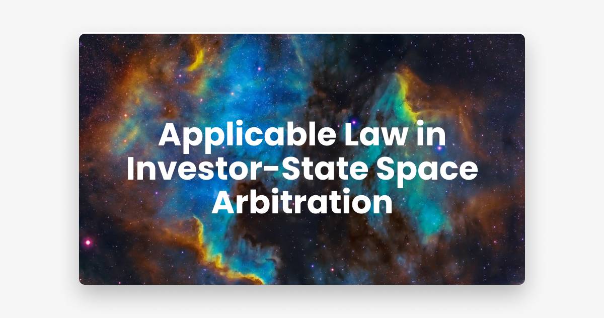 Applicable Law in Investor